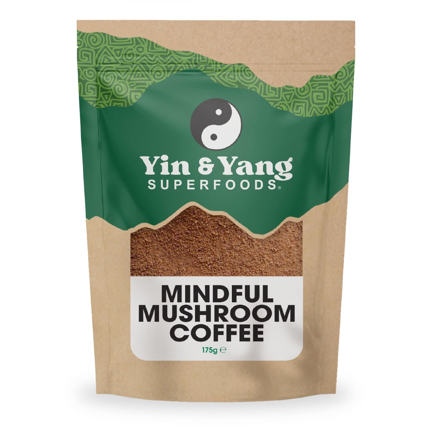 Yin & Yang Superfoods Lion’s Mane and Reishi mushroom coffee 175g pouch